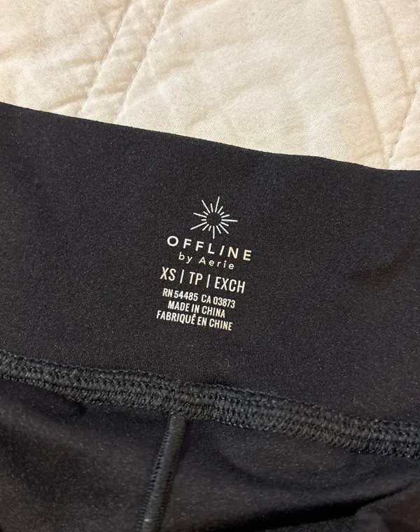 Aerie Black Pleated Tennis Skirt - Image 3