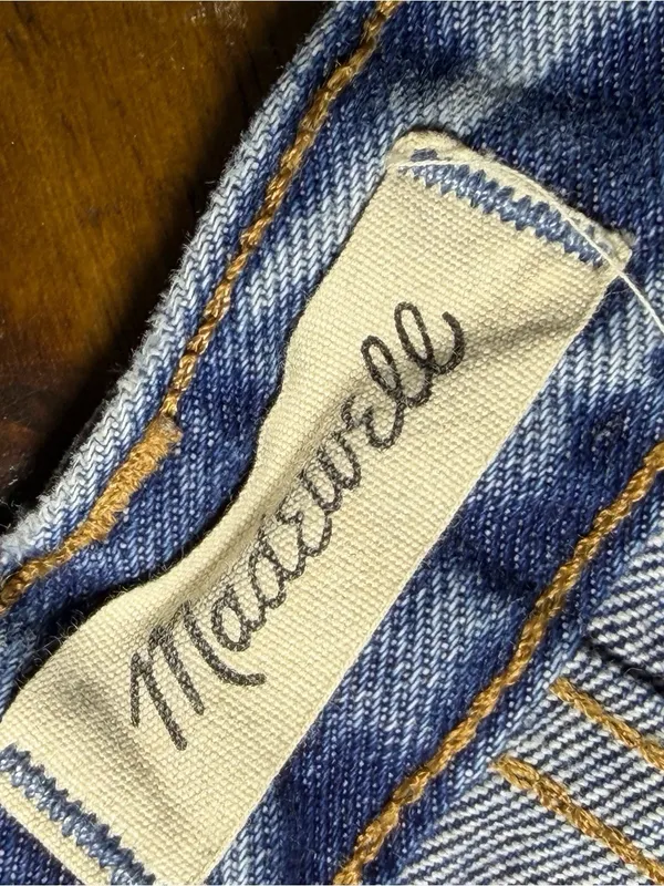 Madewell “The Perfect Jean Short” High-Rise Denim Shorts, size 25 - Image 7