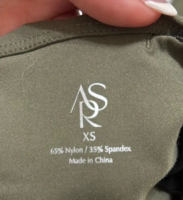 green flared leggings Size XS - Image 3