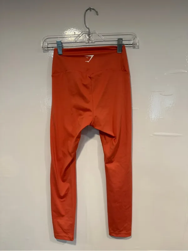 Gymshark Orange High-Waisted‎ Leggings - Image 3