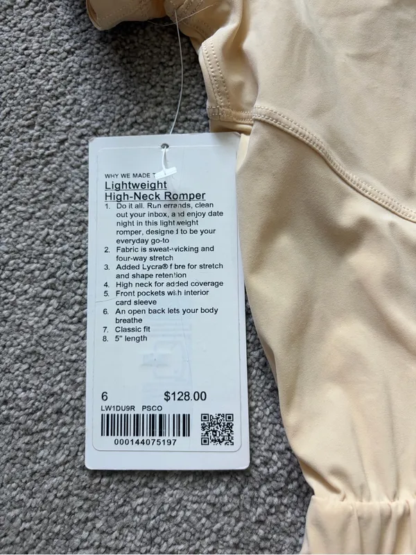 Lululemon Lightweight High-Neck Romper - 6 - Image 7