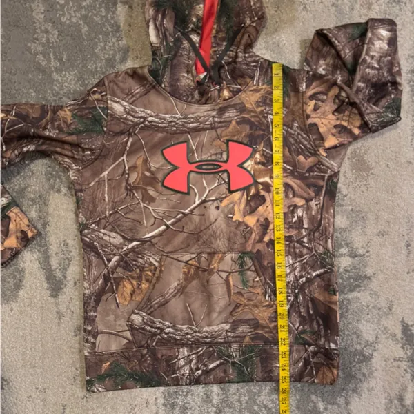 Under Armour Camo Hoodie with Pink Logo - Image 5