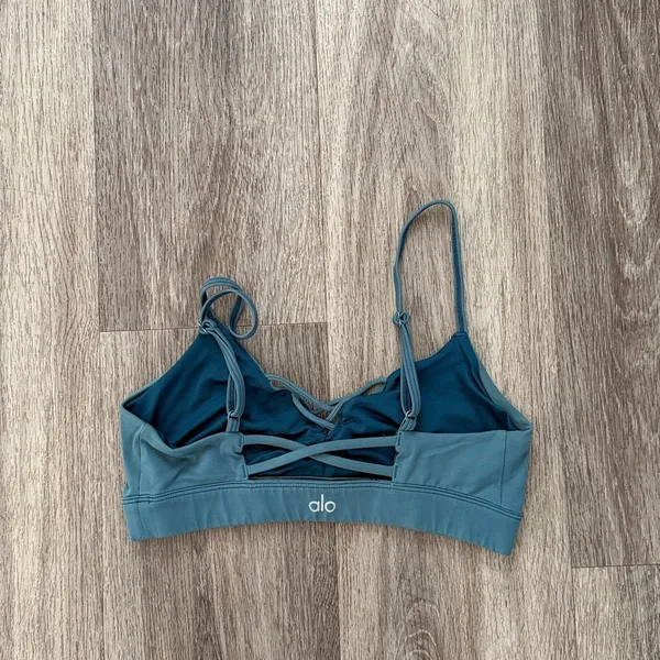 ALO Yoga Deep Blue Bralette - Image 2