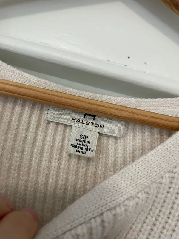 H by Halston White Cozy Sweater Dress - Image 3