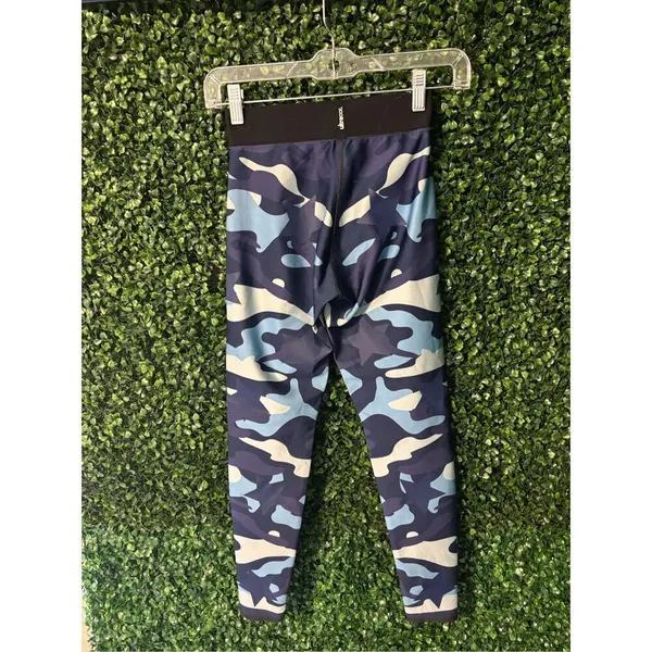 Ultracor Womens Blue Camo High Waist Leggings Size XS Stars - Image 2