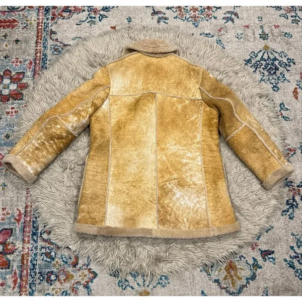 Vintage 1970s Abercrombie & Fitch Shearling Coat - Image 10