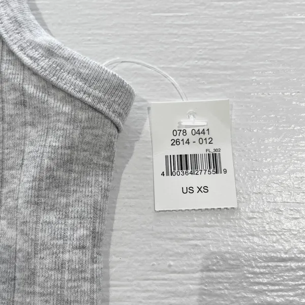 New Aerie Wide Rib Tank Top Medium Heather Gray Size XS - Image 9