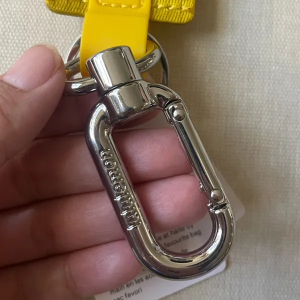 Lululemon Never Lost Keychain - Maize Yellow/Graphite Grey - Image 3