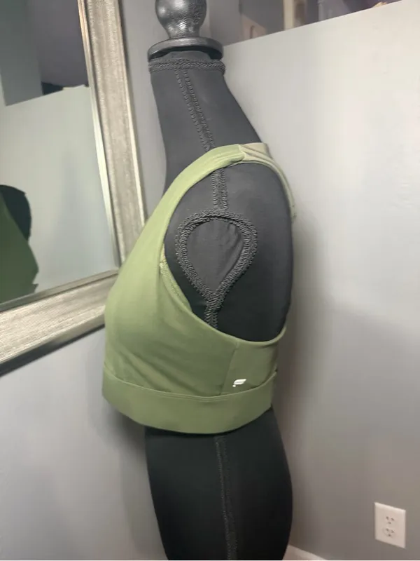 Fabletics Medium 2 Sports Bra Bundle Green & Blue - Image 3