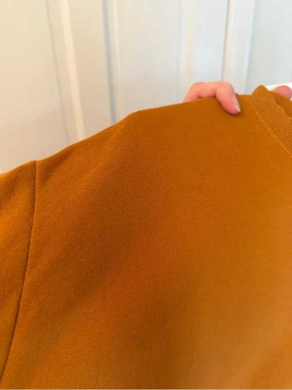 Out From Under Urban Outfitters Oversized Crewneck Sweatshirt Rust M - Image 7