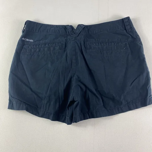 Columbia Shorts Womens 4‎ Black 4" Inseam Chino Cotton 30" Waist Hiking Ladies - Image 6