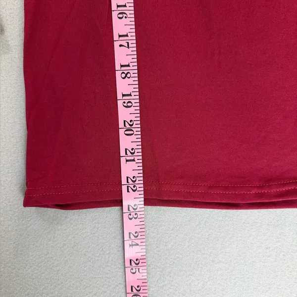 Women's Maroon Color Long Sleeve Thin Top Size S #260797 - Image 4