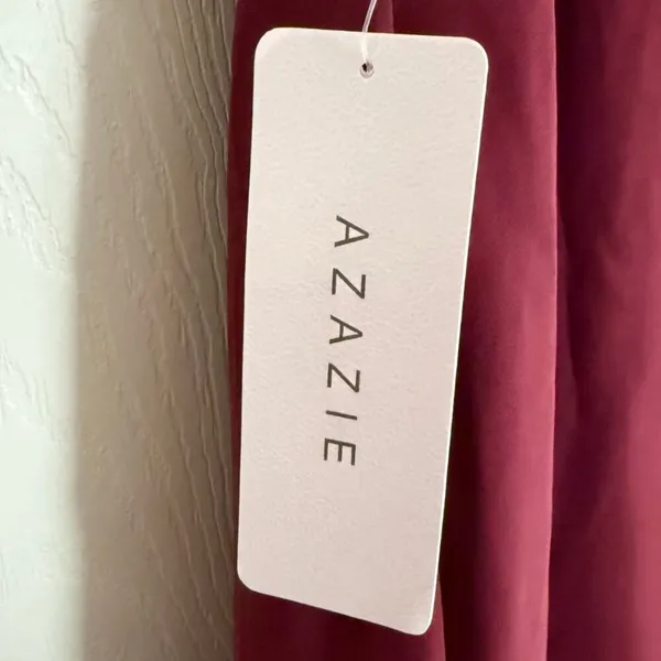 NWT Azazie Nala Cabernet Bridesmaid Dress Cocktail Gown Wedding Guest Burgundy - Image 6