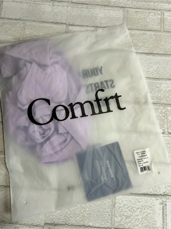 Comfrt Cloud Lounge Lavender Tshirt Size Medium - Image 3