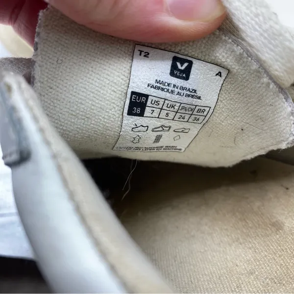Veja Campo Leather‎ Natural White size 7 sneakers casual minimal neutral - Image 7