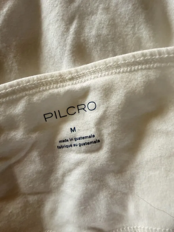 Anthropologie Pilcro Ivory Cotton Halter Top Wrap Front Size M - Image 3