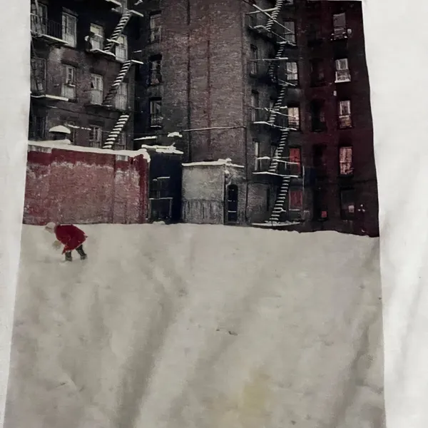 Womens medium Saul Leiter Peace For All Short Sleeve Shirt - Image 4