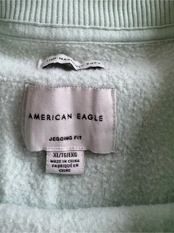 American Eagle Light Mint Crewneck Sweatshirt - Image 4