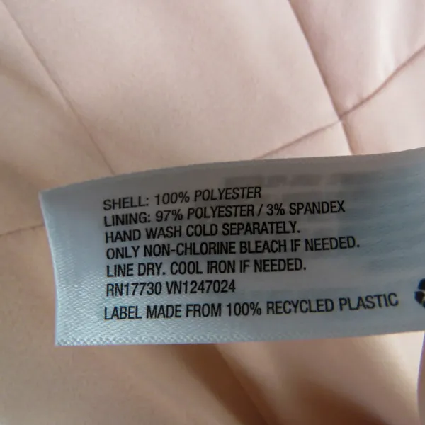 Cushnie Blush Pink Strapless Asymmetrical Midi Dress Formal Size 2 Extra Small - Image 6