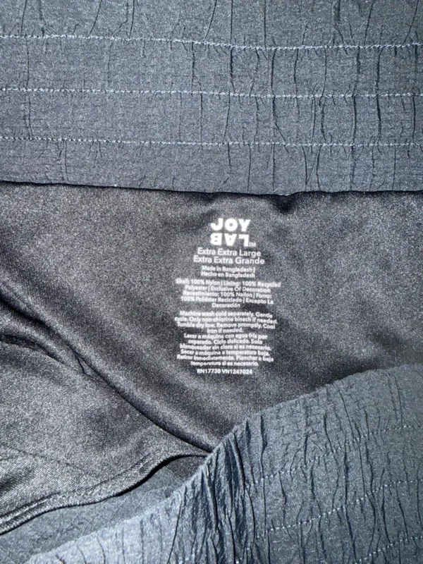 JoyLab Women’s Black Athletic Shorts with White Trim - Image 3