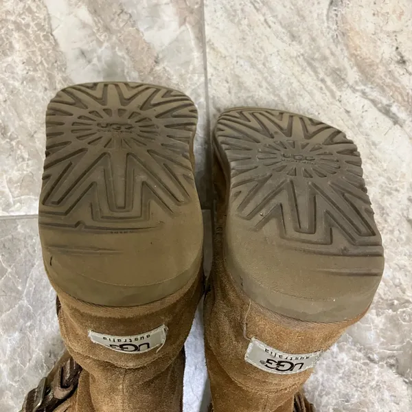 UGG Tall Retro Cargo Boots with Buckle and side pocket - Image 9