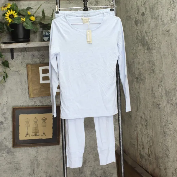 NWT Ink+Ivy Womens 2pc Shirt Pants Loungewear Set IIW16133S Artice Ice Blue S - Image 3