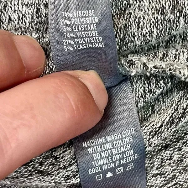 Aerie Just Add Leggings Gray Long Sleeve Open Back Sweater XS - Image 12