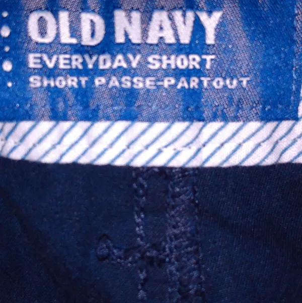 Old Navy 12 Navy Blue Cotton Shorts - Image 3