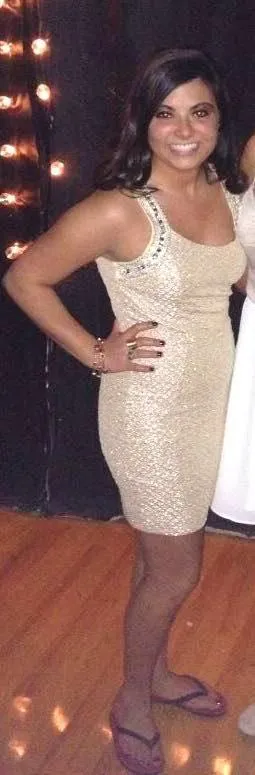 Akira Gold Dress - Image 2