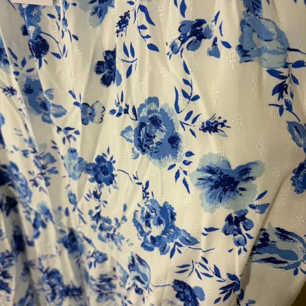 NWT Baltic Born Mariah Tank Florals Blue White Maxi Dress Sz M Wedding Beach - Image 4