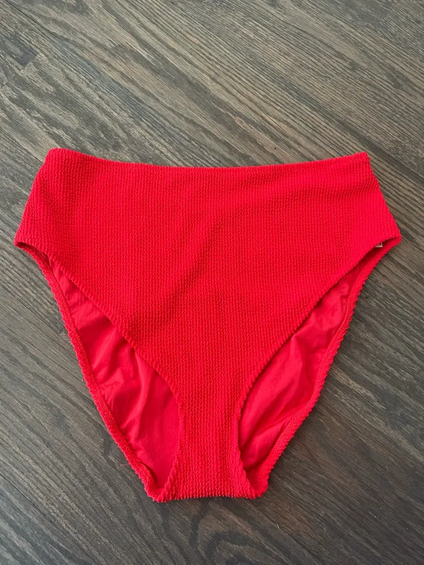Show Me Your Mumu Sail Bikini Bottoms size XL Red Hot Tamale Scrunch NWOT - Image 4