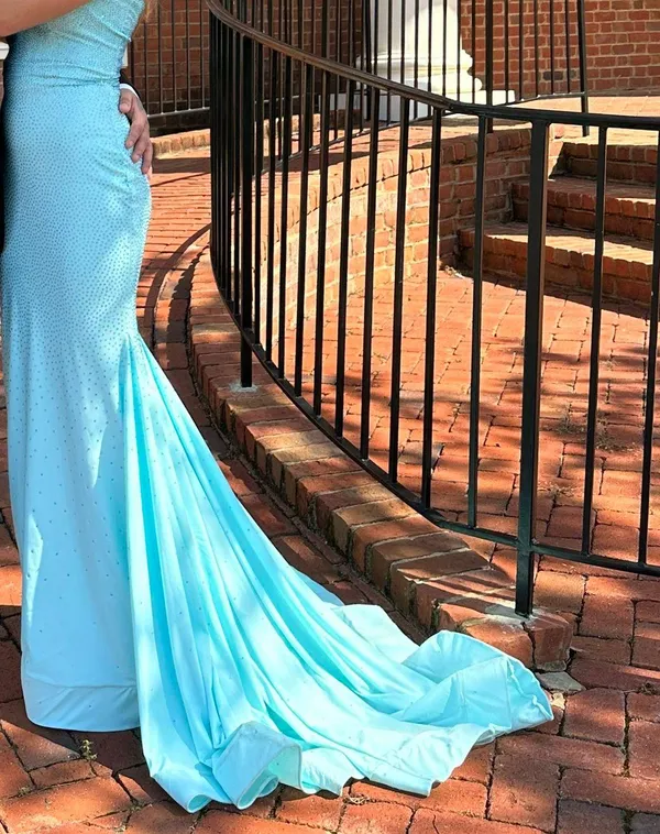 Amarra Aqua Prom Dress *RESELL* - Image 2