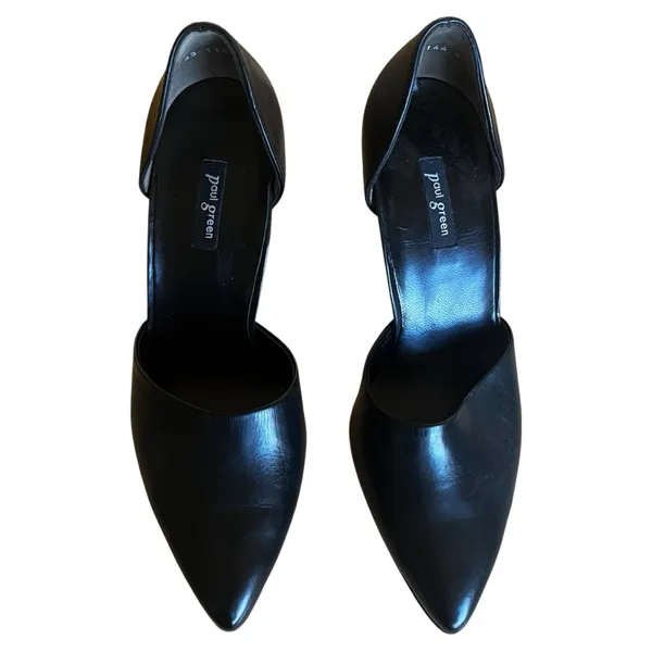 Paul Green Black Leather Pumps - Image 8