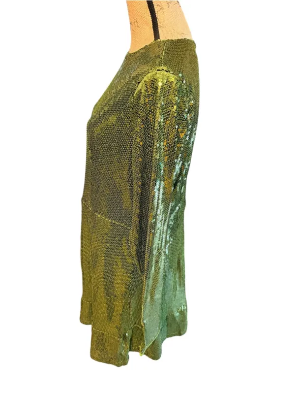 Scoop Women's Sequin Mini Dress with Ruffled Hem Size XL 16/18 (~20” PTP) NWT - Image 4