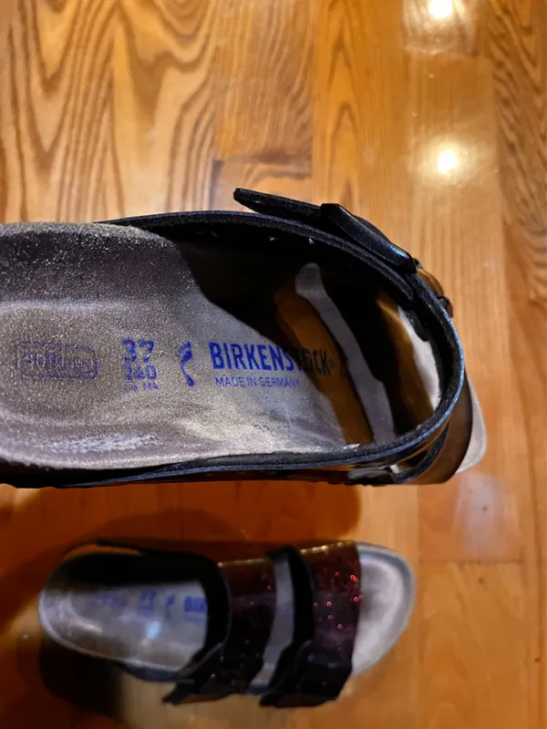 Birkenstock Birko-flor Glitter Double Strap womens size 7.5 - Image 7