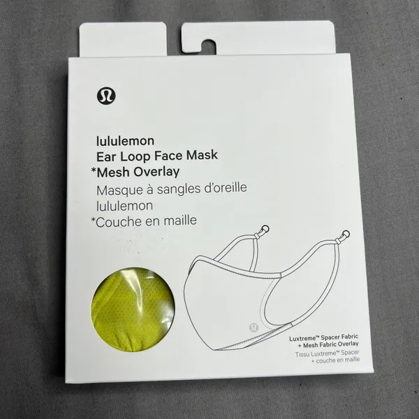 Lululemon Ear Loop Face Mask *Mesh Overlay NWT (Unused/Unopened) *BRAND NEW - Image 2