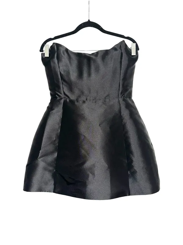 Heiress Beverly Hills The Sheen Corset Strapless Black Mini Dress MEDIUM - Image 3