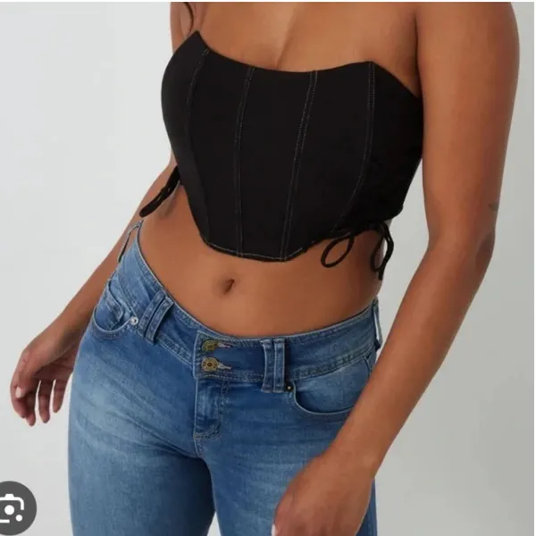 Garage Black Corset Top - Image 2