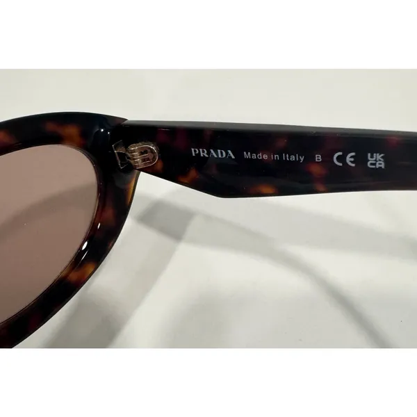 PRADA PR 26ZS Tortoise Sunglasses Retro Luxury Designer Chic Italy Sunnies - Image 4