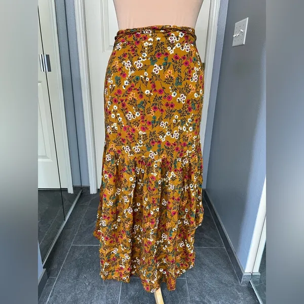 Hayden‎ Floral Cottagecore MIDI Wrap Skirt - Image 4