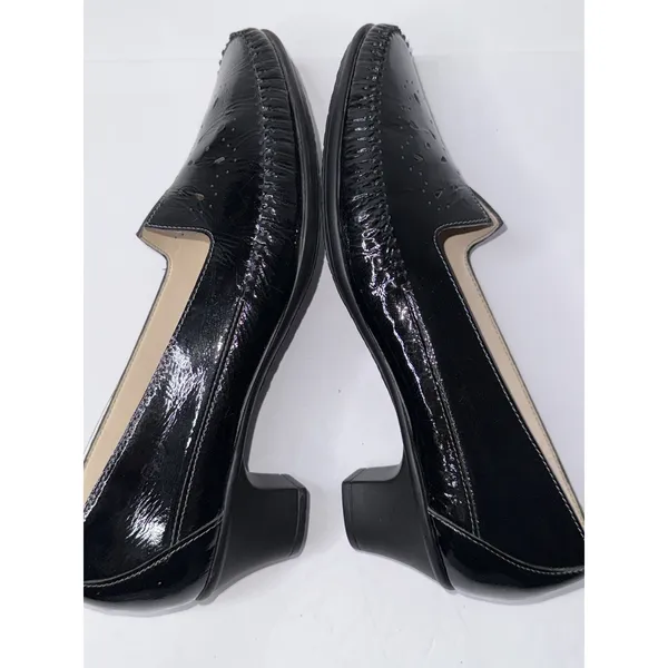SAS Sonyo TriPad Comfort Black Patent Leather Pump‎ Sz11M Retro Grannycore Dance - Image 4