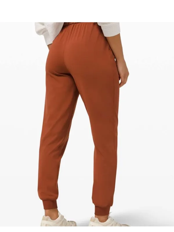 Lululemon Stretch High Rise Joggers Dark Terracotta Size 8 - Image 2