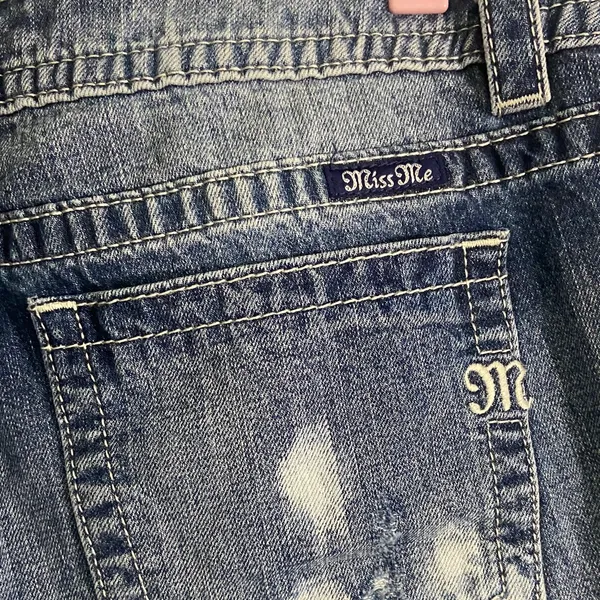 Miss Me Faded Blue Denim Jeans - Image 2