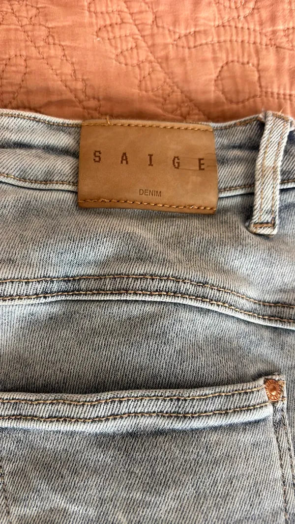 Saige Barrel Jeans Blue Size 3/26 - Image 4