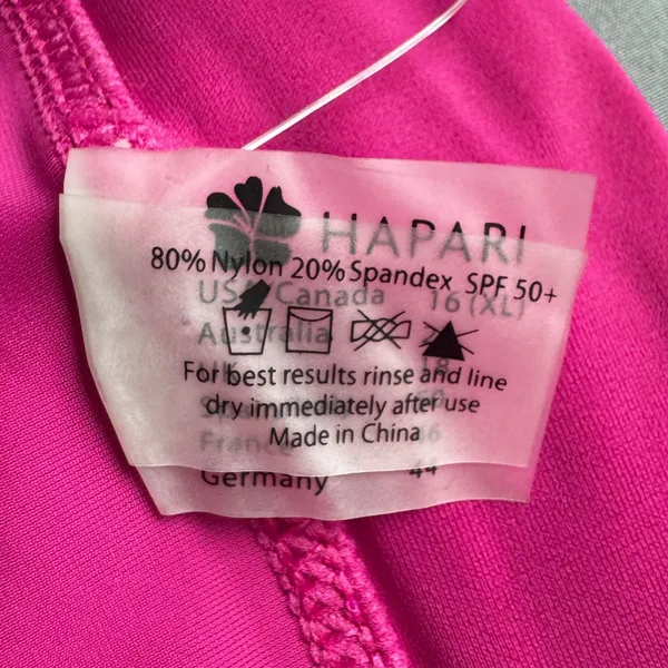 NWT Hapari Swim Skirt XL Raspberry Pink SPF 50 Cover Up Beach Resort Cruise - Image 9