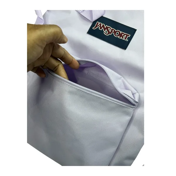 NWT - JanSport Draw Sack Lavender Purple Drawstring Backpack Bag - Image 2
