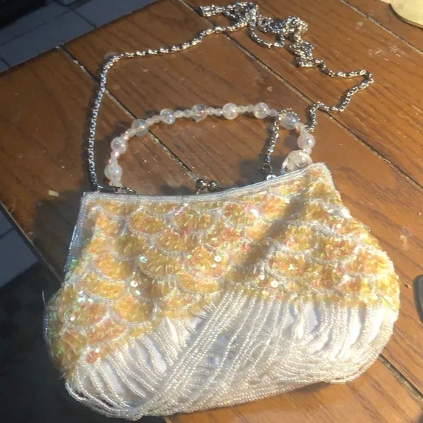 Hand made purse White - Image 2