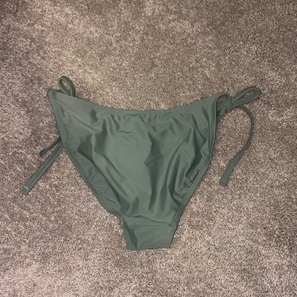 New Shade & Shore steal Green Bikini Bottoms string M - Image 8