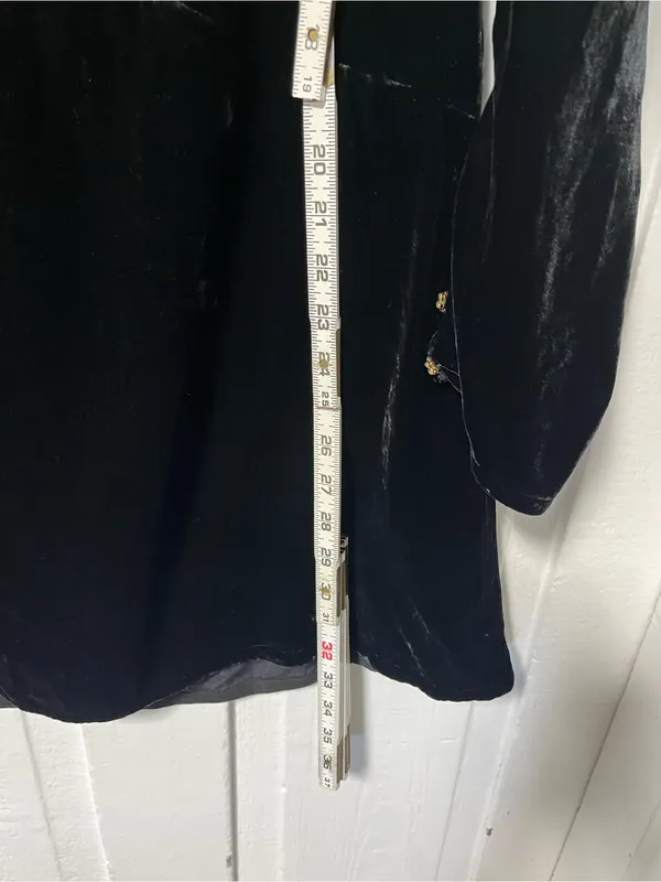 For Love & Lemons Beatrix Velvet Embellished cut out black Dress size Medium - Image 10