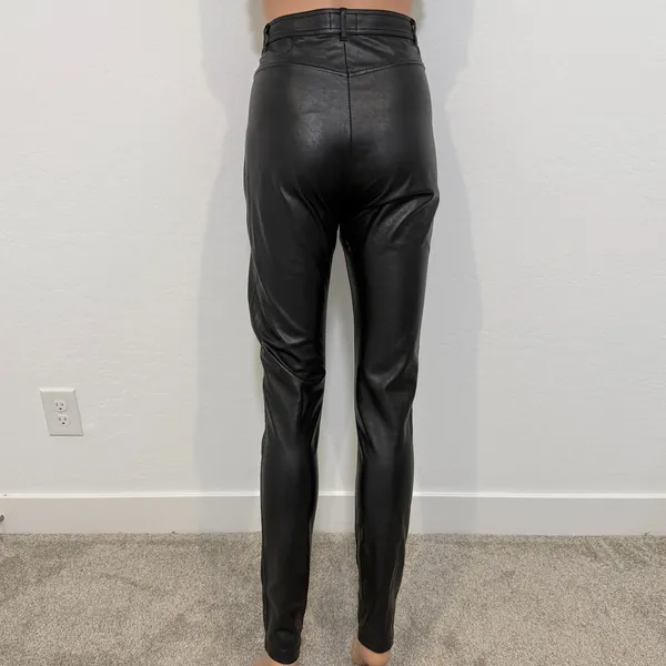 Wilfred Free 8 faux leather high waist skinny pants P2 2374 - Image 10
